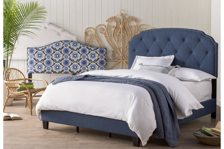 Wayfair queen online fabric headboards